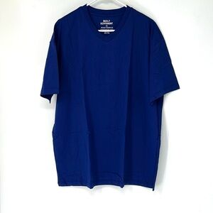 Built different NWOT Men's Blue V-Neck t Shirt 2XL